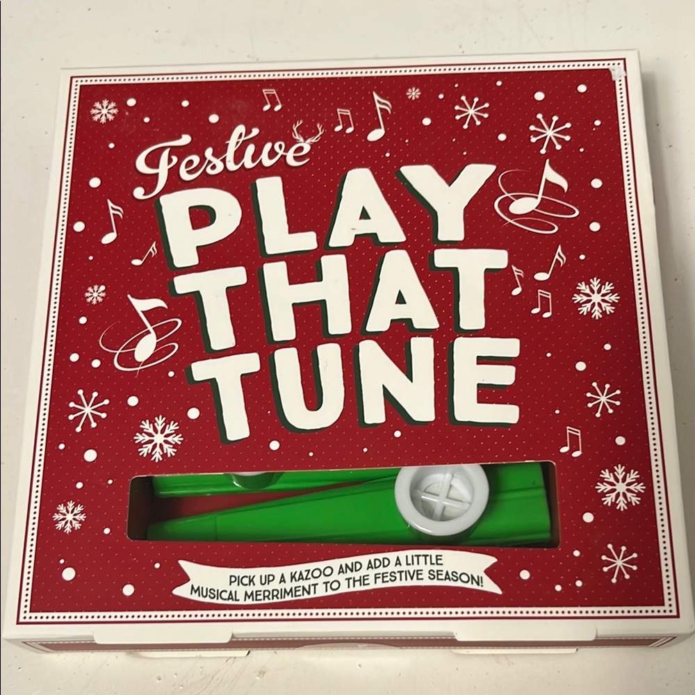 Professor Puzzle Festive Play that Tune Kazoo Set Game 4 Pack